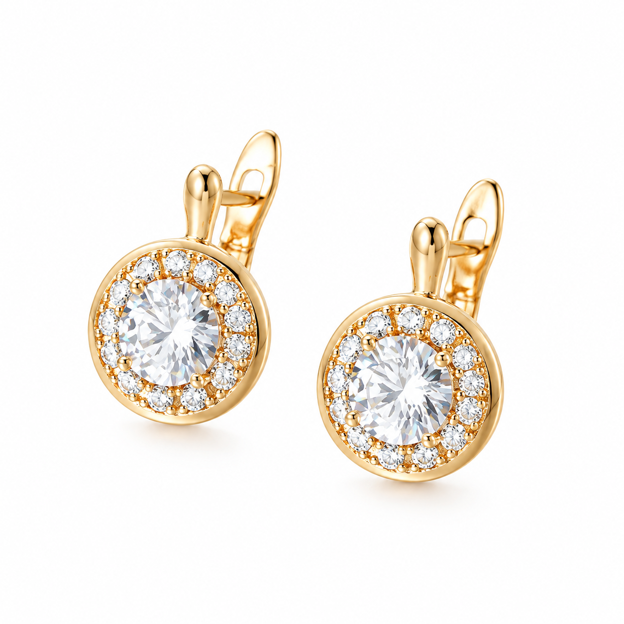 BRILLIANT ROUND EARRINGS