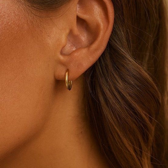 GOLD HOOP EARRINGS