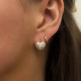 ICED BABY HOOP EARRINGS