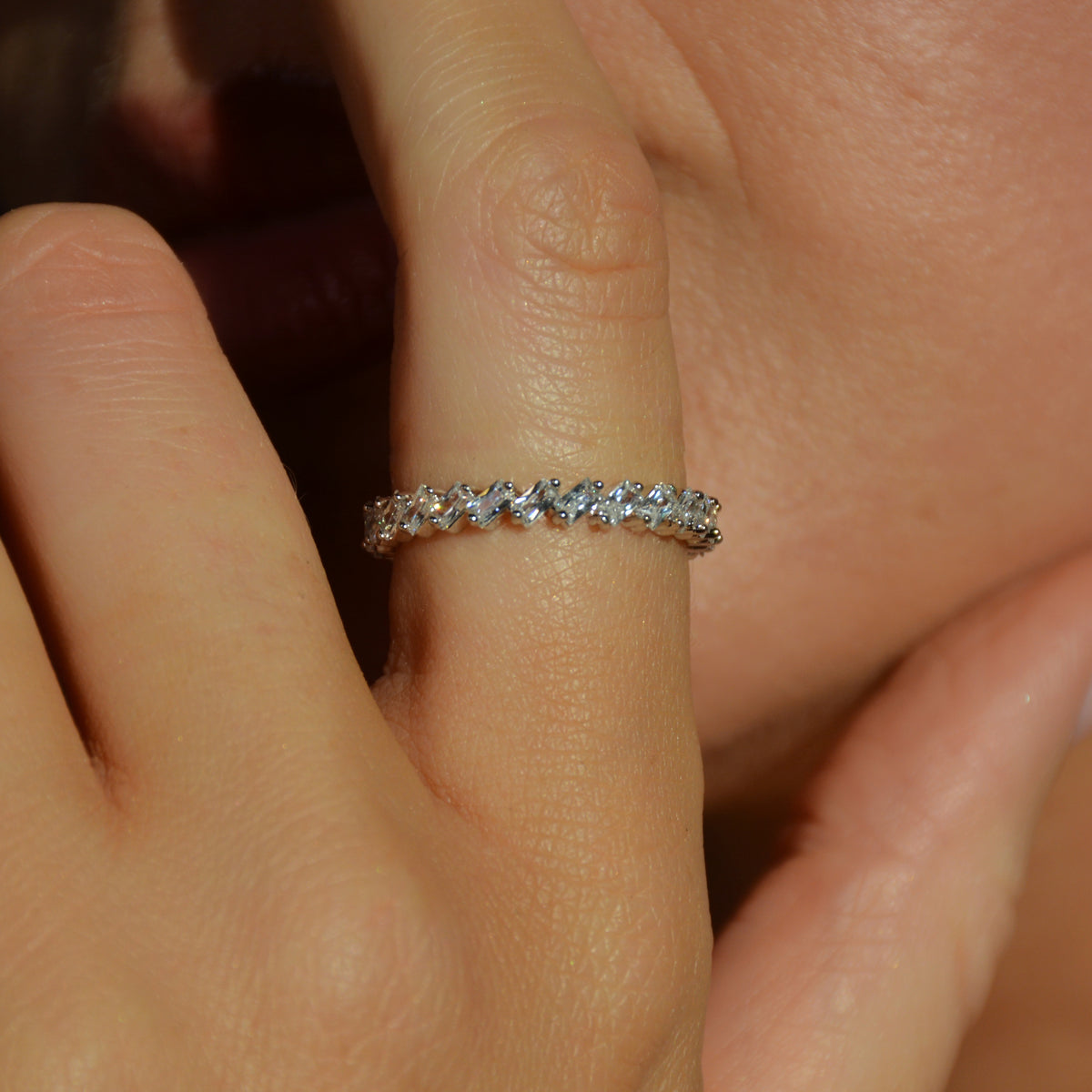 SILVER BAILEY RING