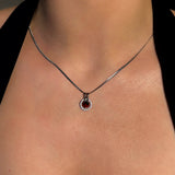 HELLY BURGUNDY NECKLACE