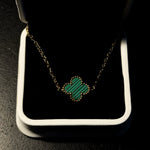 EMERALD LEAF BRACELET