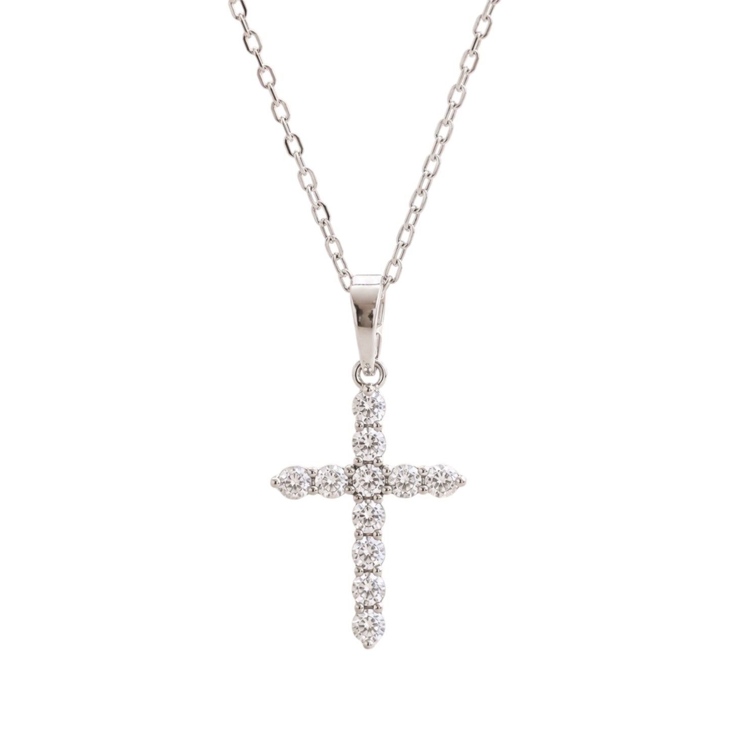 SILVER AUBREY NECKLACE