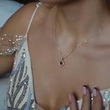 RED EMILY LUXE NECKLACE