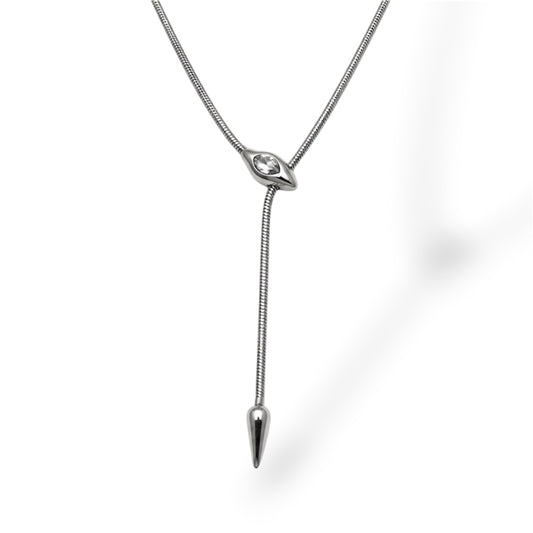 ORELLA SILVER NECKLACE
