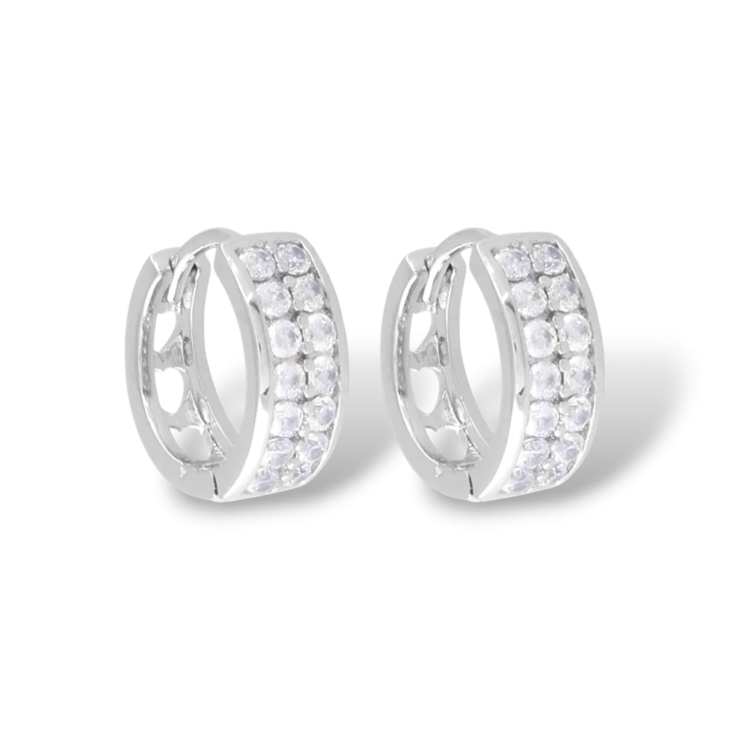 TEALA SILVER HOOP