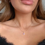 PINK MELINDA NECKLACE