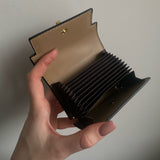 BEIGE CARD WALLET