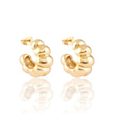 BUBBLE HOOP EARRINGS