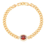 BURGUNDY LUXE BRACELET