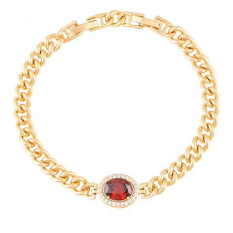 BURGUNDY LUXE BRACELET