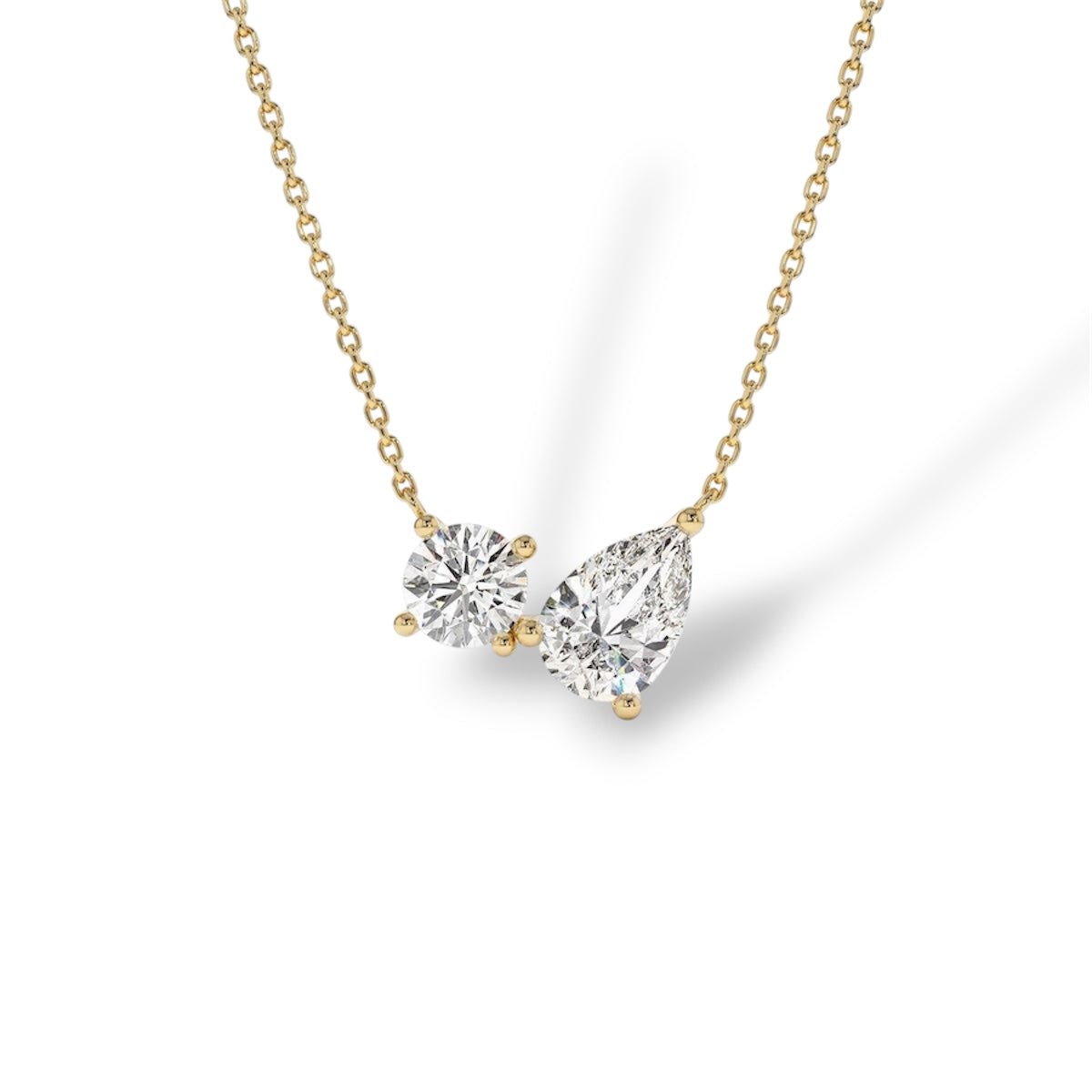 TEARDROP DOUBLE LUXE NECKLACE