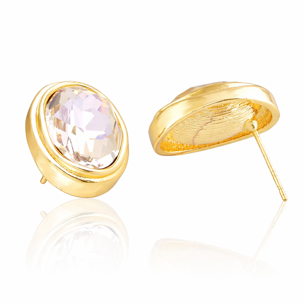 OLIVE STUD EARRINGS