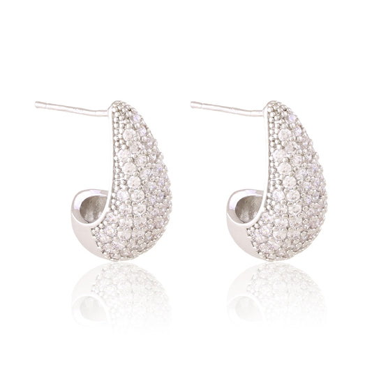 SILVER DROP EARRINGS