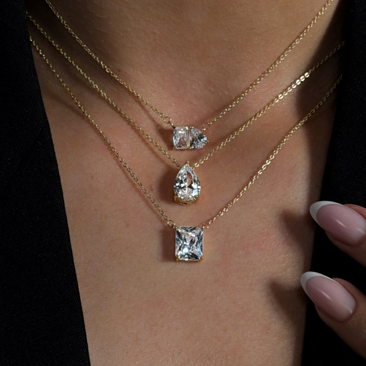 PEAR TEARDROP LUXE SET