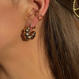BUBBLE HOOP EARRINGS