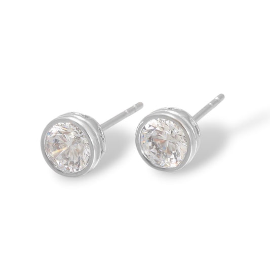 ROUND STUD EARRINGS