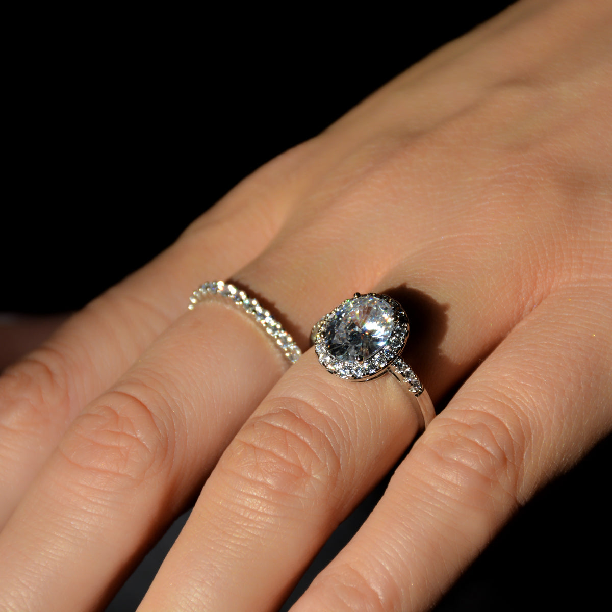 ETERNITY BAND SILVER RING