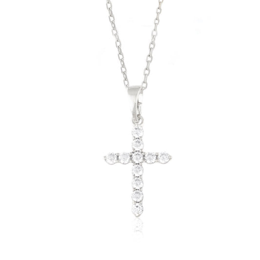 SILVER AUBREY NECKLACE