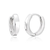 SILVER HOOPY EARRINGS
