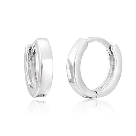SILVER HOOPY EARRINGS