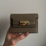 BEIGE CARD WALLET