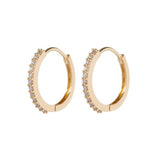 HUGGY HOOP EARRINGS