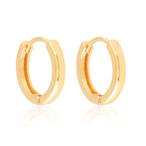 GOLD HOOPY EARRINGS