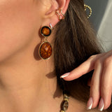 AMBER ALO EARRINGS