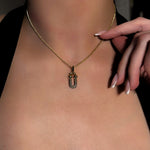 BLACK NELLY NECKLACE