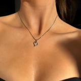 SILVER BARDOT NECKLACE