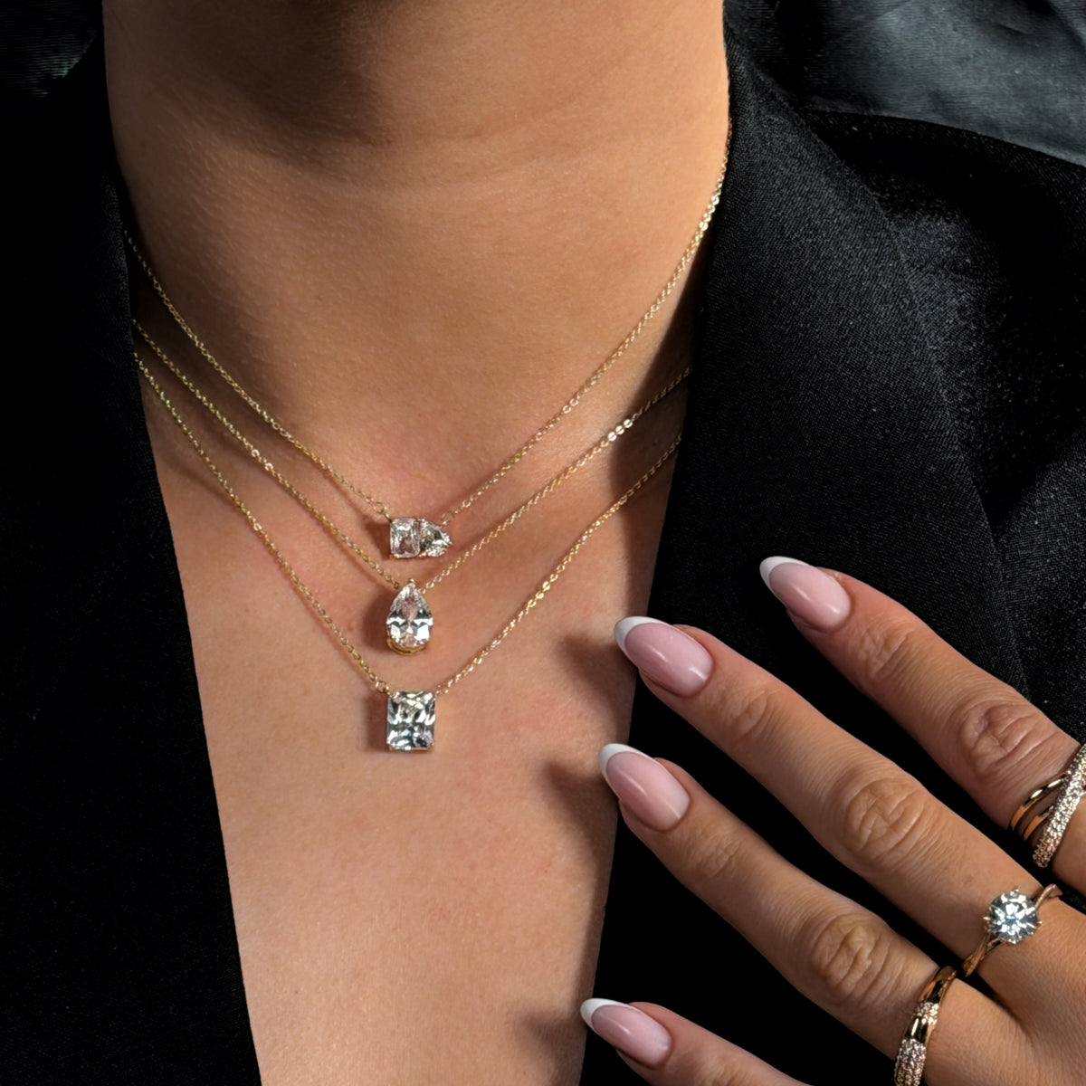 PEAR TEARDROP LUXE SET