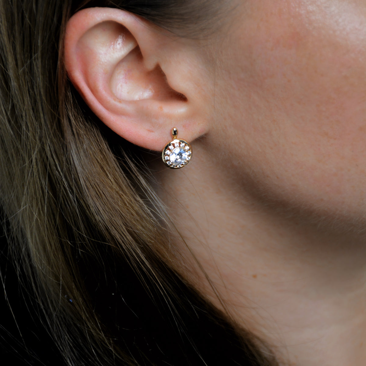 BRILLIANT ROUND EARRINGS