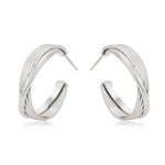 SILVER TESA HOOP AUSKARI