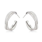 SILVER TESA HOOP AUSKARI