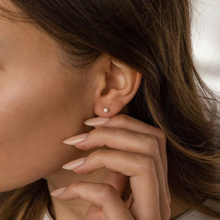 PEARL STUD EARRINGS