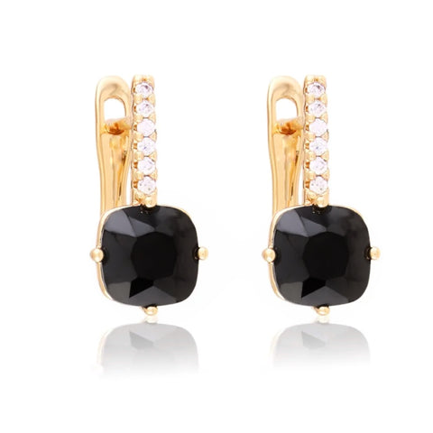 BLACK LUXE EARRINGS