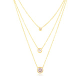 TRIPLE ROUND NECKLACE