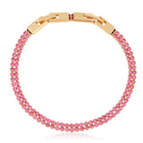 PINK TENNIS DOUBLE BRACELET