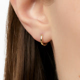 GOLD HOOPY EARRINGS