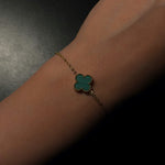 EMERALD LEAF BRACELET