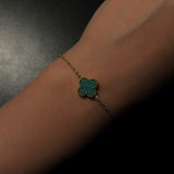 EMERALD LEAF BRACELET