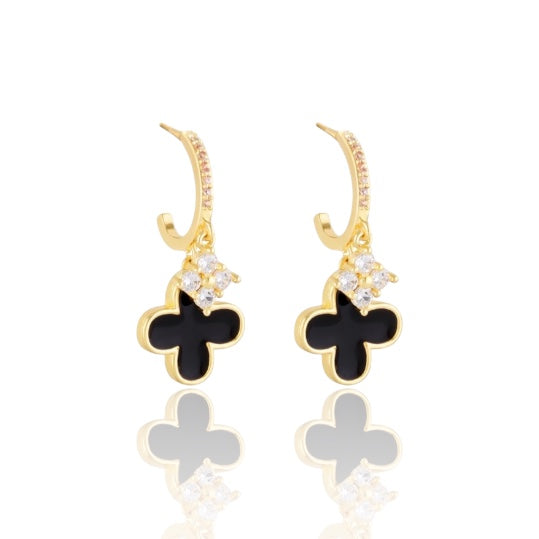 DROP LEAF EARRINGS