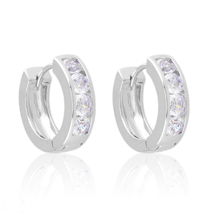 SILVER HOOP EARRINGS