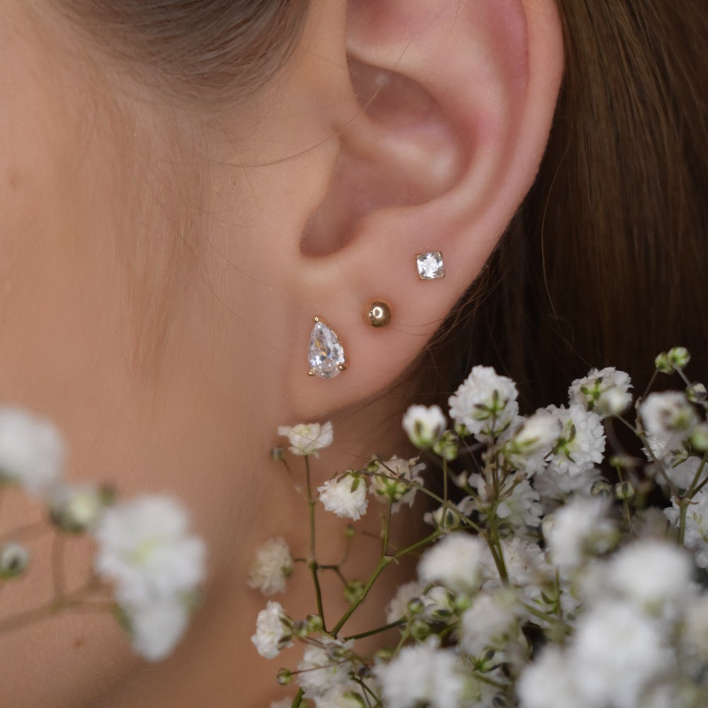 CRUSHED DAINTY EARRINGS